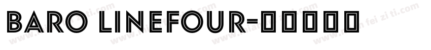 baro linefour字体转换